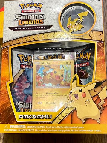 Shining Legends Pikachu pin collection nieuw beschikbaar voor biedingen