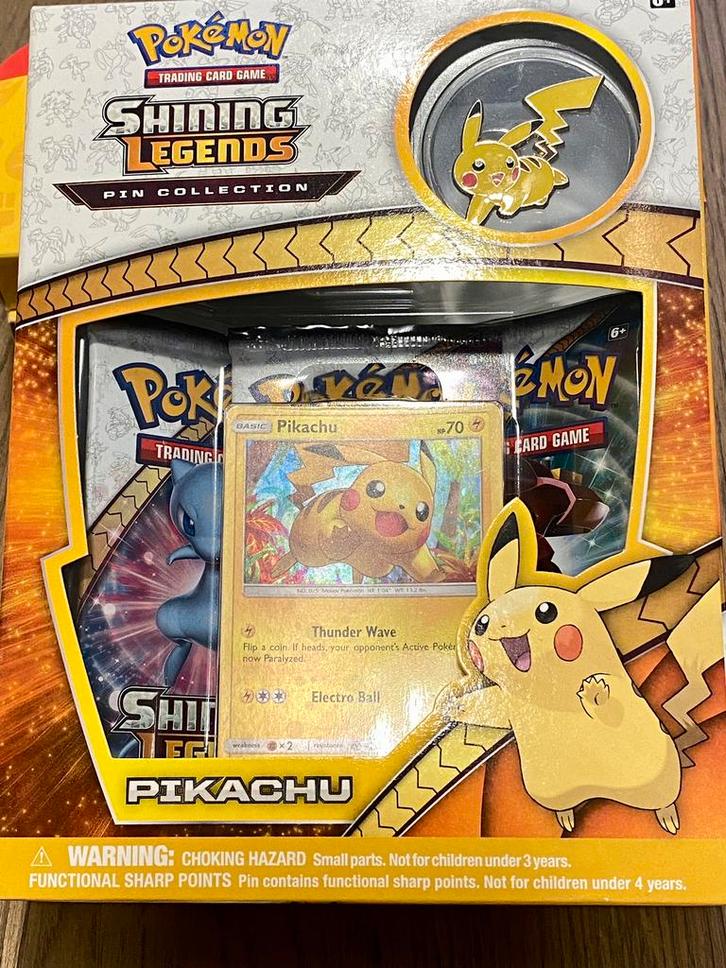 Shining Legends Pikachu pin collection nieuw, Hobby en Vrije tijd, Verzamelkaartspellen | Pokémon, Nieuw, Overige typen, Ophalen of Verzenden