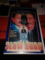 VHS ex-rental - Slow Burn, Cd's en Dvd's, VHS | Film, Gebruikt, Ophalen of Verzenden, Horror, Vanaf 16 jaar