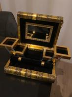 Gouden sieradendoos, Ophalen of Verzenden, Zo goed als nieuw, Overige kleuren, Hardcase