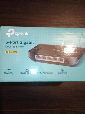 TP-Link 5-Poort Gigabit Switch TL-SG1005D beschikbaar voor biedingen