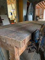 Houten werkbank van timmerman ., Doe-het-zelf en Verbouw, Werkbanken, Ophalen of Verzenden, Gebruikt