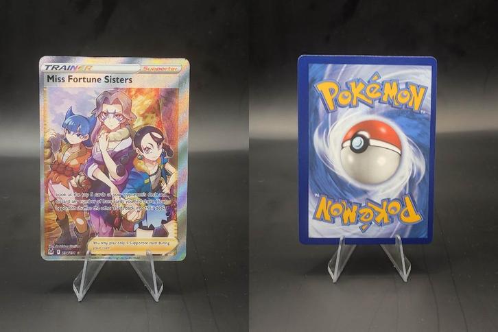 Miss Fortune Sisters (LOR 194) MISPRINT, Hobby en Vrije tijd, Verzamelkaartspellen | Pokémon, Nieuw, Losse kaart, Ophalen of Verzenden