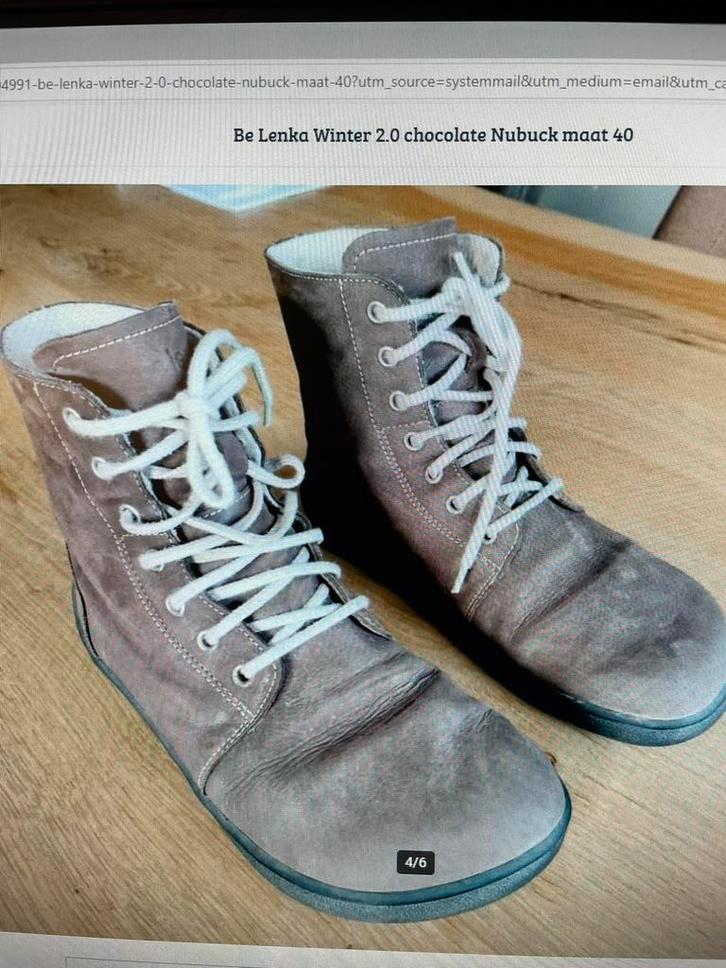 Barefoot winter 2.0 mast 40, Kleding | Dames, Schoenen, Zo goed als nieuw, Lage of Enkellaarzen, Bruin, Ophalen of Verzenden
