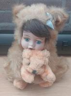 Mooie pop porseleinen gezicht vintage 22cm  Nr5, Verzamelen, Poppen, Ophalen, Zo goed als nieuw, Pop