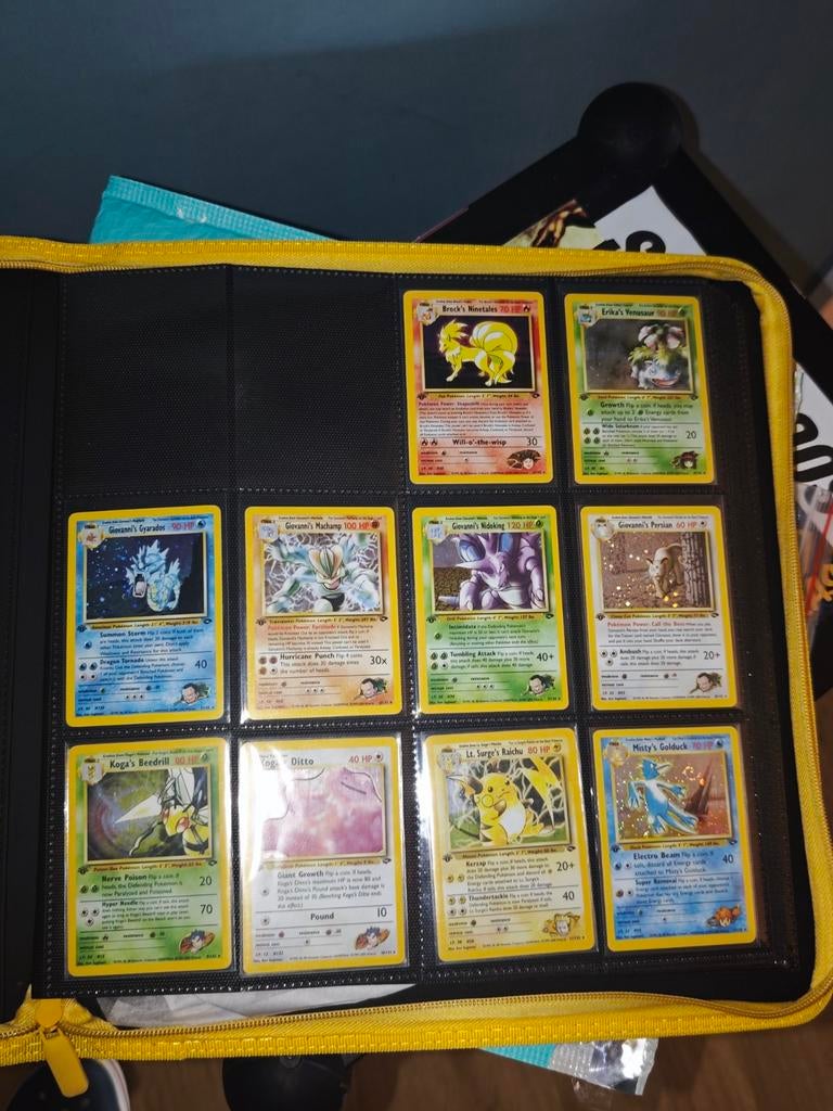 Pokémon Gym Challenge 1st Edition set Near Mint wotc,vintage, Ophalen of Verzenden, Zo goed als nieuw, Meerdere kaarten