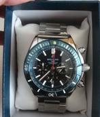 Heren horloge,s nieuwe in doosje met werkende chonograaf, Staal, Staal, Breitling, Polshorloge