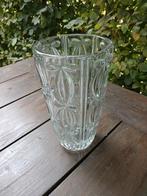 Mooie grote vintage glazen vaas., Huis en Inrichting, Ophalen, Overige kleuren, Minder dan 50 cm, Glas