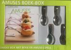 Cadeaubox Amuse lepels met Kookboek, Ophalen of Verzenden, Zo goed als nieuw