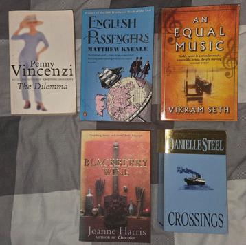 5 Engelstalige Boeken Diverse auteurs  beschikbaar voor biedingen