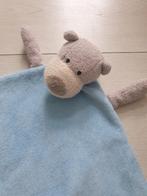 Funnies schattig blauw knuffeldoekje - Beer, Ophalen of Verzenden, Zo goed als nieuw, Beer