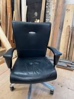 Lederen bureau stoel - gratis, Ophalen, Zo goed als nieuw, Zwart, Bureaustoel