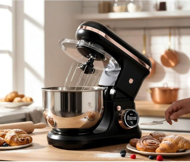 Keukenmachine van Berlinger Haus Rose Goud, Witgoed en Apparatuur, Keukenmixers, Nieuw, 4 liter of meer, 3 snelheden of meer, Ophalen of Verzenden