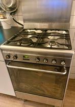 SMEG gasfornuis compleet incl spatplaat & afzuigkap, Witgoed en Apparatuur, Fornuizen, Ophalen, Gebruikt, 60 cm of meer, 4 kookzones