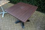 5 vierkante tuintafels terrastafel horeca terras 80 x 80 cm., Ophalen, Gebruikt, Vierkant