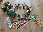 Bruiloft decoratie haarspelden en kunstbloemen, Ophalen of Verzenden, Zo goed als nieuw, Versiering, Geboorte of Huwelijk