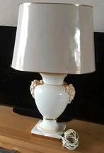 Mooie witte lamp met gouden details, Ophalen of Verzenden, Gebruikt, Klassiek