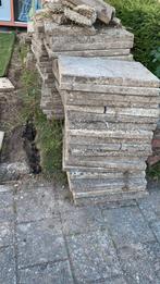 30 m² tegels, gratis, Tuin en Terras, Tegels en Klinkers, Ophalen, Gebruikt, 10 m² of meer, Beton