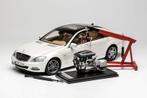 1:18 Motorhelix Mercedes S-Class S600L W221 Limousine Wit, Auto, Nieuw, Ophalen of Verzenden, Motorhelix
