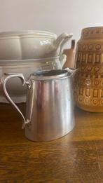 Oud verzilverd Walker & Hall kannetje, Antiek en Kunst, Ophalen of Verzenden, Zilver