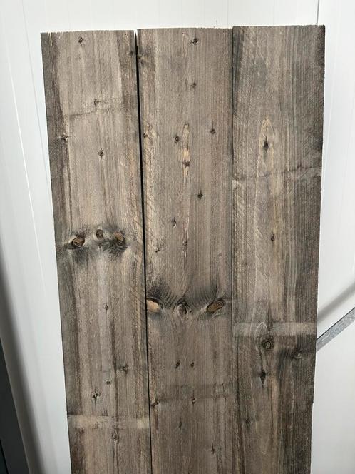 Steigerplank old look grijs geïmpregneerd gedroogd, Doe-het-zelf en Verbouw, Hout en Planken, Nieuw, Plank, Steigerhout, 300 cm of meer