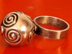 Kalevala Finland zilver 925 ring  vintage design, Ophalen, Gebruikt, Dame, Zilver