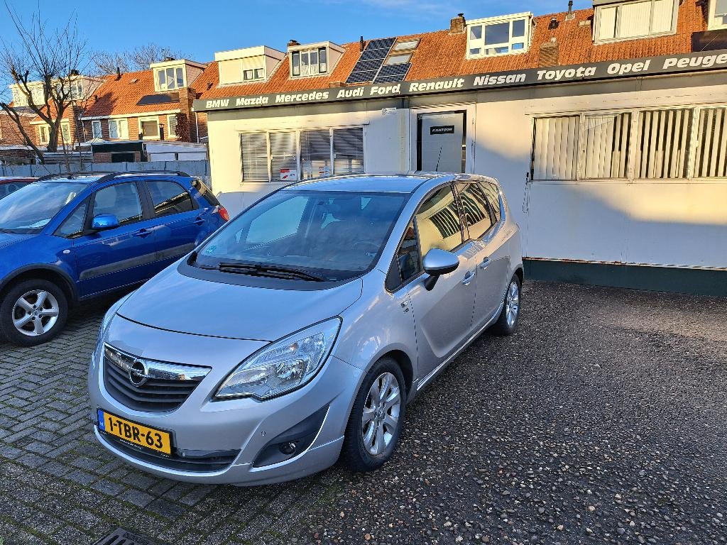Opel Meriva 1.4 Turbo Ecotec 140 pk grijs 6 versnellingen, Auto's, Voorwielaandrijving, Euro 5, 680 kg, 4 cilinders