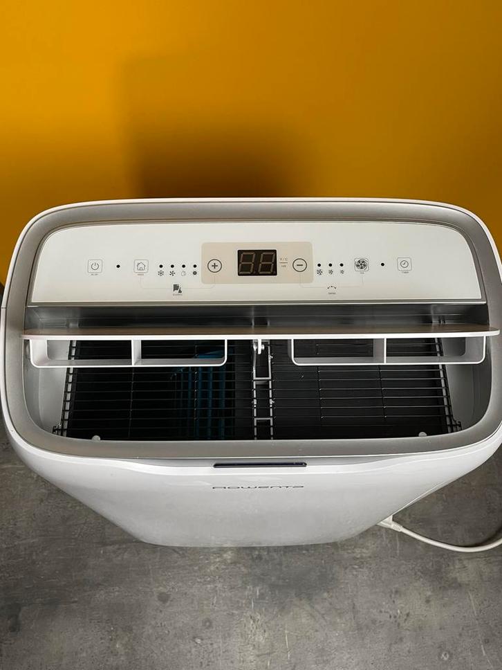 Rowenta Mobiele Airco RWAC1400H + Dakraam Accessoires, Witgoed en Apparatuur, Airco's, Zo goed als nieuw, Mobiele airco, 60 tot 100 m³