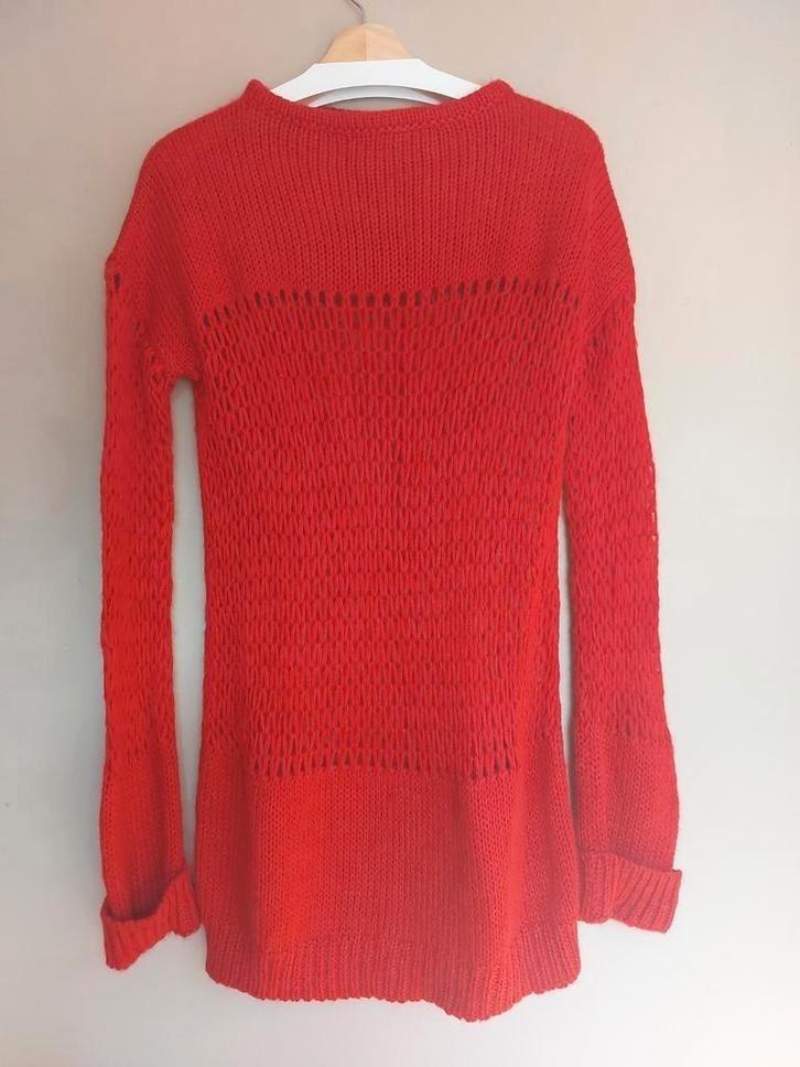 Mooie Diep Rode Lange Trui/Tuniek! Maat S  >>NIEUW<<, Kleding | Dames, Truien en Vesten, Zo goed als nieuw, Maat 36 (S), Rood