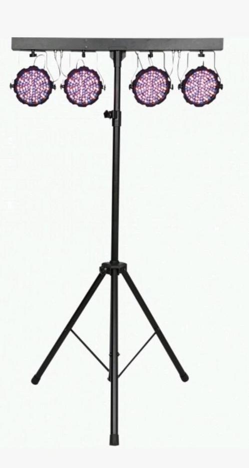 Showtec Compact Lightset MK II + statief + koffer, Muziek en Instrumenten, Licht en Laser, Zo goed als nieuw, Licht, Geluidgestuurd
