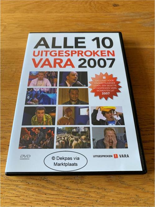 Dvd Alle 10 Uitgesproken Vara 2007, Cd's en Dvd's, Dvd's | Tv en Series, Alle leeftijden, Ophalen of Verzenden