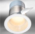 6 Targetti Italy Spot 8 cm IP44 Led 9W Wit Alu badkamer, Led, Metaal of Aluminium, Nieuw, Ophalen of Verzenden