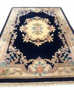 Handgeknoopt Aubusson Chinees tapijt / vloerkleed wol, Huis en Inrichting, 200 cm of meer, 200 cm of meer, Gebruikt, Rechthoekig