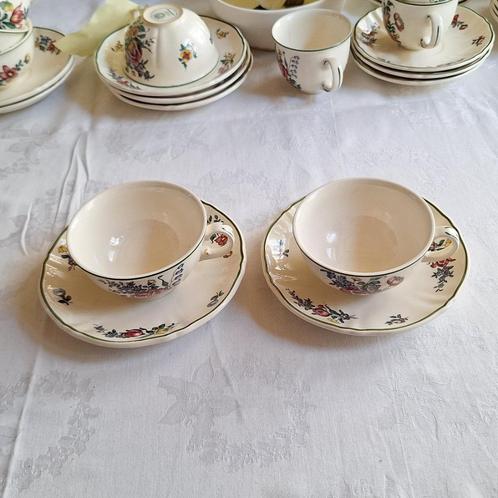 Villeroy & Boch Alt Strassburg, 11x thee kop en schotel, Antiek en Kunst, Antiek | Servies los, Verzenden