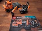 Lego Technic 42060 Wegenbouwmachines - Compleet met boekje, Ophalen of Verzenden, Gebruikt, Complete set, Lego