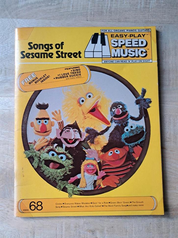 Sesamstraat Songbook - Easy Play Speed Music, Muziek en Instrumenten, Bladmuziek, Gebruikt, Thema, Filmmuziek en Soundtracks, Gitaar