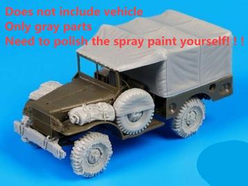 H-299,RESIN STOWAGE SET 1-35,Dodge WC-51 US Military Multipu beschikbaar voor biedingen