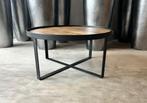 NIEUW Trendy Salontafel Doha 003 Metaal - Mango – Rond, Huis en Inrichting, Tafels | Salontafels, 50 tot 100 cm, Rond, Nieuw, Metaal