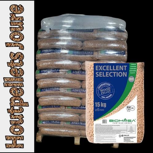 Pellets BIOMASA EXELLENT 975 KILO PELLETKORRELS, Tuin en Terras, Haardhout, Ophalen of Verzenden