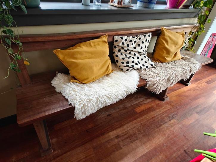 Te koop leuke oude kerkbank!, Antiek en Kunst, Antiek | Meubels | Stoelen en Banken, Ophalen