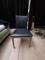 kunstleer skai eetkamerstoel, Ophalen, Gebruikt, Zwart, Vier