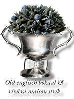 Old englisch bokaal & * plant & rivièra maison strik, Ophalen of Verzenden
