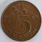 Nederland 1963 - 5 cent munt - drks, Verzenden, Koningin Juliana, 5 cent, Losse munt