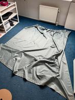 Gordijnen blauw groen 252 x 310 cm, Huis en Inrichting, Stoffering | Gordijnen en Lamellen, Ophalen, Gebruikt, 200 cm of meer