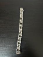 Buddha to Buddha armband 925 zilver brede schakel, Ophalen, Zo goed als nieuw, Zilver, Zilver