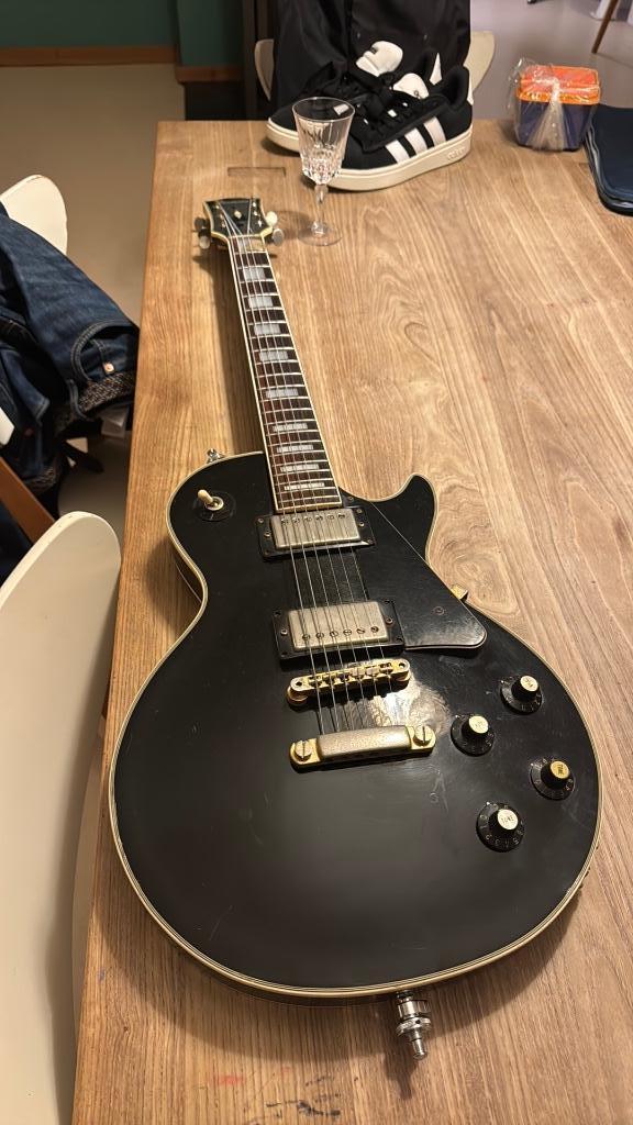 Les Paul Custom Kopie, Muziek en Instrumenten, Snaarinstrumenten | Gitaren | Elektrisch, Gebruikt, Solid body, Overige merken