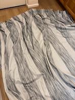 Mooie gestreepte gordijn, 200 cm of meer, Wit, 150 tot 200 cm, Ophalen of Verzenden