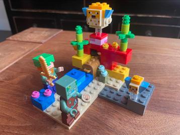 Legoset 21164, Het koraalrif, Minecraft beschikbaar voor biedingen
