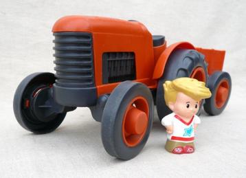 Green Toys USA Traktor+ aanhanger+ bestuurder Trump kuif beschikbaar voor biedingen