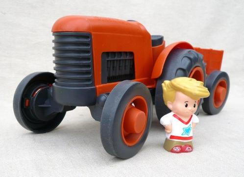 Green Toys USA Traktor+ aanhanger+ bestuurder Trump kuif, Antiek en Kunst, Antiek | Speelgoed, Ophalen of Verzenden